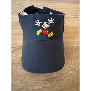 Walt Disney World Blue Mickey Mouse Youth Sun Visor Embroidered Vintage‎